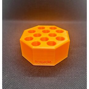 510 Cartridge and Battery Pen Holder Hexagon - 12 Spaces (Orange)