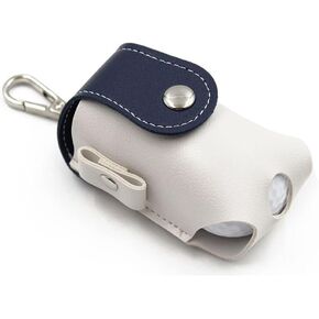 Golf Ball Pouch,Portable Golf Tees PU Leather Hang on Waist Gift Golf Ball Pouch