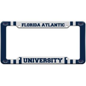 Florida Atlantic University Primary Logo License Plate Tag Frame