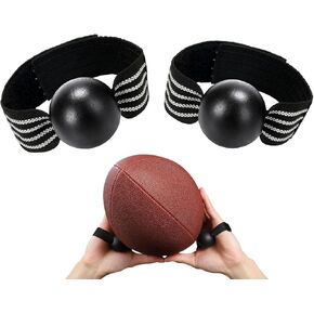2PCS American Football Catching Trainer Band, Non-Slip Rugby Receiver Training Aid, Football Receiving Training, Volleyball Catching Hand Strap Beginner Practice Fingertip