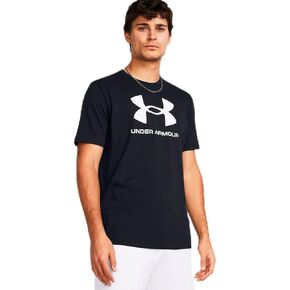 تي شيرت رجالي بأكمام قصيرة يحمل شعار Sportstyle من Under Armour