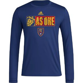 adidas Men's Real Salt Lake Long Sleeve Pre-Game T-Shirt