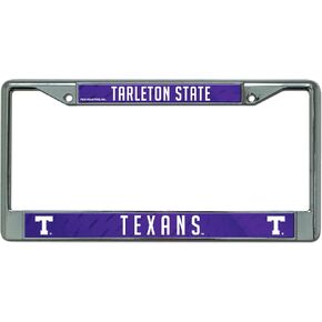 Rico Industries NCAA Unisex-Adult Standard Chrome License Plate Frame