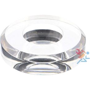 OnFireGuy 3" Round Dimple Blocks for Softballs, Spheres, Crystal Ceramic Round Balls Display Stand Holder Qty: 1