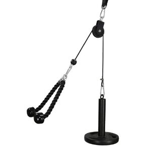 Alomejor Fitness Pulley Cable Pulldown Cable Replacement Gym Thick for Pulley System Cable Machine Accessories