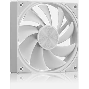 upHere 360mm All-in-One Computer Case Fan with PWM 4-Pin Interface High Performance Cooling Low Noise for Enhanced PC Cooling White U3T3