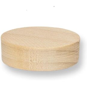 1-Inch Birch Flat Head Plugs, Side/Face Grain, Great for Furniture, Tables, Chairs, Cabinetry and Crafts Projects, Pack of 20