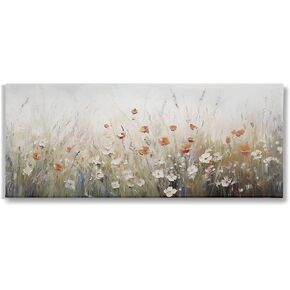Stupell Industries Neutral Poppy Blooms Canvas Wall Art by Ramona Murdock