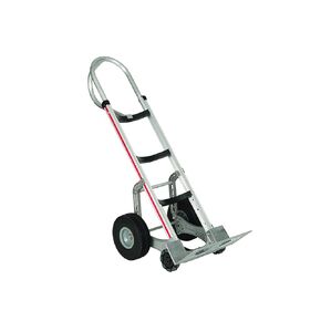 Magliner HRK55AUA43 Self-Stabilizing Hand Truck, Vertical Loop Handle, 4-Ply Pneumatic Wheels, Curved Back Frame, 500 lb Capacity