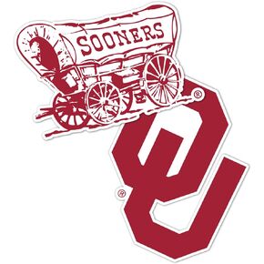Desert Cactus University of Oklahoma Stickers Vinyl Decal Laptop Water Bottle Car Scrapbook (4 Inch Set VB)