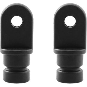 Bimini Top Fitting 2PCS 5/8 Inches OD Bimini Top Lightweight Black Nylon Round Inside Eye End for Marines Boats Yachts Ships, 5/8 inch Internal Eye End