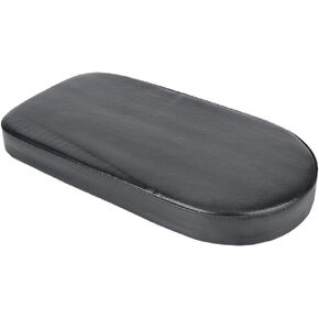 Black PU Bike Rear Saddle Seat Cover Cushion, Wide Soft Pad Bike Accessory for School Sports Trail Riding, Universal Bike Rear Cushion