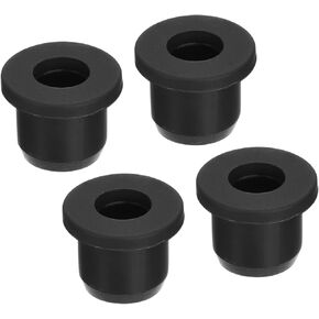 MECCANIXITY Rubber Grommet Mount Dia 15/32" (12mm) Round T Type for Organizing and Protecting Cord Pack of 4
