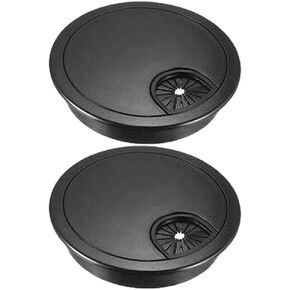 MroMax 1.89" Desk Grommet Zinc Alloy 48mm Cable Hole Cover Cord Desk Grommets Arrange Wires Organizer for Home Office Desk Cable Cord Silver 1Pc