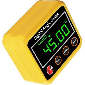 Magnetic Digital Angle Finder Protractor Inclinometer - Cube Digital Level Angle Gauge with Magnetic Base and Backlight - Precision Level Box for Woodworking, Construction, Machinery, Masonry