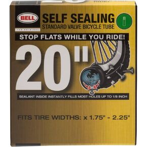 Bell Self Sealing Inner Tube, Black, 20-Inch