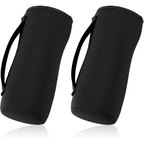 2pcs Sleeve Compatible with Cirkul Water Bottle, 22oz Sleeve Plastic & Stainless Steel Bottle Neoprene Insulated Water Bottle Cover with Handle for Retaining Temperature