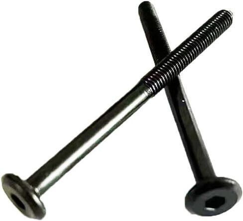 50PCS M6x25mm Stainless Steel Flat Head Hex Socket Hex Bolt Screws Countersunk Connector Fasteners for Furniture in Saudi Arabia