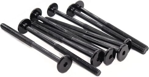 50PCS M6x25mm Stainless Steel Flat Head Hex Socket Hex Bolt Screws Countersunk Connector Fasteners for Furniture in Saudi Arabia