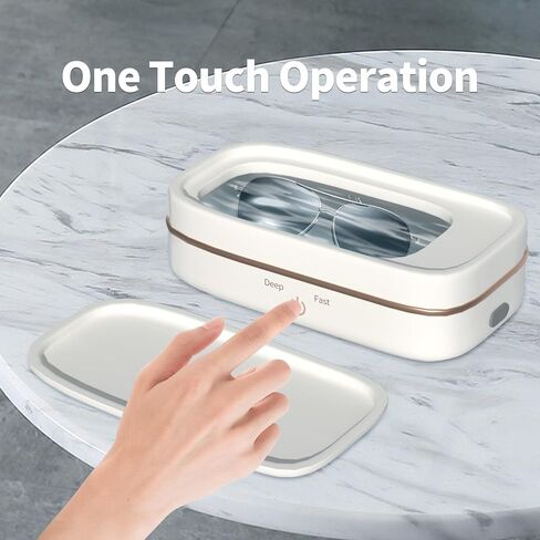 منظف ​​المجوهرات بالموجات فوق الصوتية 48 كيلو هرتز، منظف المجوهرات بالموجات فوق الصوتية، منظف صوتي احترافي مع تشغيل بلمسة واحدة، منظف بالموجات فوق الصوتية للخواتم والنظارات والمجوهرات، in Kuwait