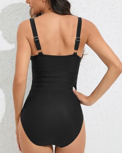 Cromi One Piece Swimsuit Women Square Neck Adjustable Straps Bathing Suit in Saudi Arabia