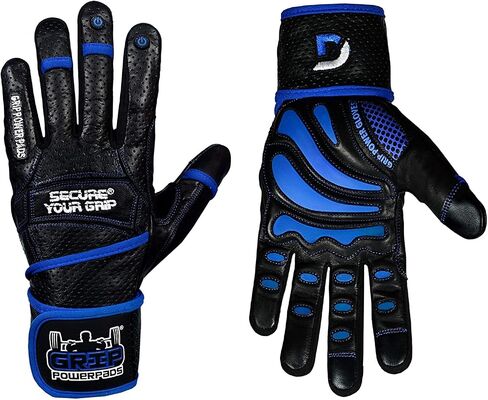 Elite Leather Gym Gloves with Built in 2" Wide Wrist Wraps Grip & Design for WeightLifting Power Lifting Bodybuilding & Strength Training Workout Exercises in Saudi Arabia