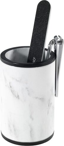 Avanti Linens - Covered Jar, Guest Bathroom Essentials, Modern Inspired Home Decor (Jasper Collection) in Saudi Arabia