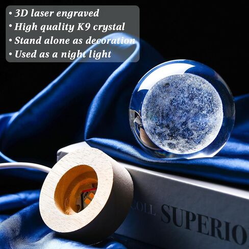 Movdyka 3D Engraved Crystal Gifts for Women Men in Saudi Arabia