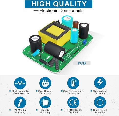 PwrON AC Adapter 18V for Bissell Bolt 14.4V Lithium Battery Max Pet Hair Eraser 1954 2133 Series 1610368 1608660 19542 19543 1782 17823 Bissell Cordless Vacuum Power Cord in Saudi Arabia