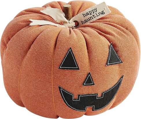 Mud Pie, Orange Halloween Jack-O-Lantern Sitter, Pumpkin, 9" x 8" Dia in Saudi Arabia