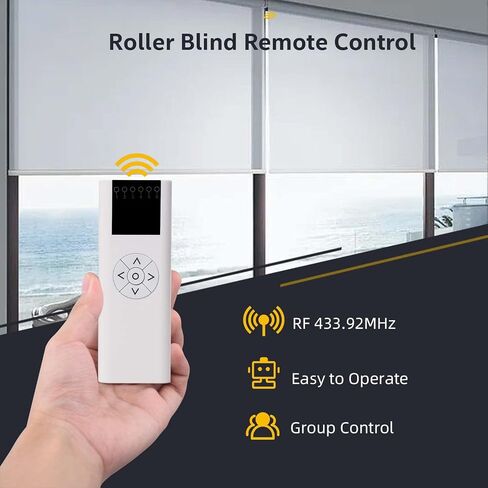 AC114-06 RF 433.92 Wireless Control, 6 Channel Blinds Controller for Motorized Roller Shades and Blinds in Saudi Arabia