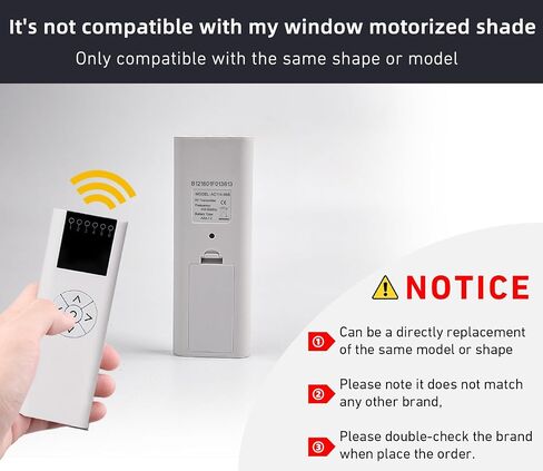 AC114-06 RF 433.92 Wireless Control, 6 Channel Blinds Controller for Motorized Roller Shades and Blinds in Saudi Arabia
