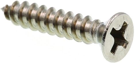 Prime-Line 9016242 Sheet Metal Screw, Self-Tapping, Flat Head Phillips, #6 X 3/4 in, Grade 18-8 Stainless Steel, Pack of 25 in Saudi Arabia