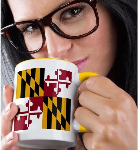 3dRose State Flag of Maryland Mug, 11 oz, Ceramic in Saudi Arabia
