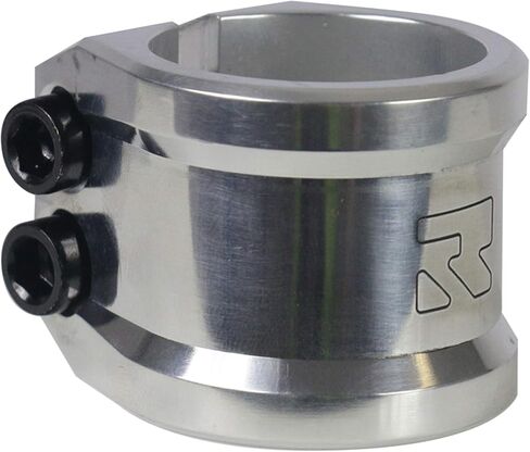 ROOT INDUSTRIES Lithium Scooter Clamps - Pro Scooter Double Clamp - Compatible with Standard/Oversized Handlebars 2-Bolt 6mm Compression for Trick Scooter - All Hardware Included - Scooter Parts in Saudi Arabia