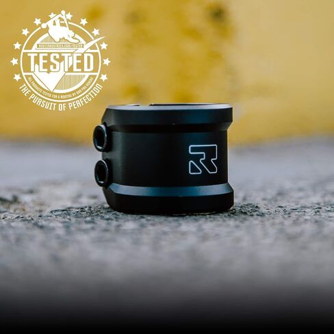 ROOT INDUSTRIES Lithium Scooter Clamps - Pro Scooter Double Clamp - Compatible with Standard/Oversized Handlebars 2-Bolt 6mm Compression for Trick Scooter - All Hardware Included - Scooter Parts in Saudi Arabia