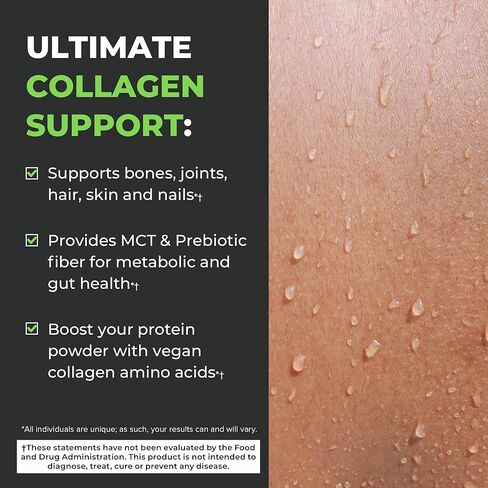 مكمل مسحوق POWERLIFE Power Life® Peak MCT مع الكولاجين النباتي والبيوتين - نكهة الفانيليا (30 حصة) in Kuwait