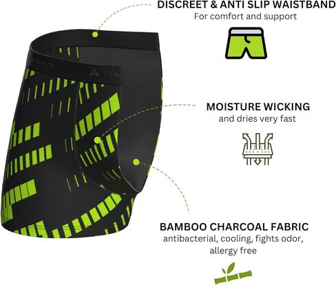 Incontinence Underwear for Boys Neon Green Flex Boxers | Daytime Protection for Potty Training Delays, Special Needs & School Age Children (Medium) in Saudi Arabia
