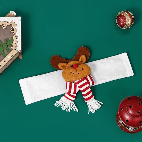 4 قطع ستارة عيد الميلاد أبازيم عيد الميلاد الكرتون سانتا كلوز ثلج الأيائل دمية المشابك عيد ميلاد سعيد نافذة ديكور للمنزل الديكور دمية المشبك عرض نافذة قلادة لعيد الميلاد السنة الجديدة in Kuwait