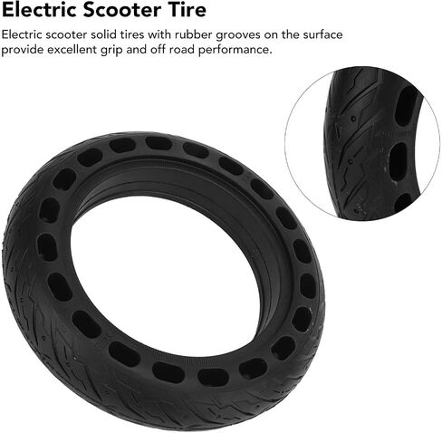 Electric Scooter Tire, 9.0x2.0 Rubber Tire Thickened Replacement Wheel in Saudi Arabia