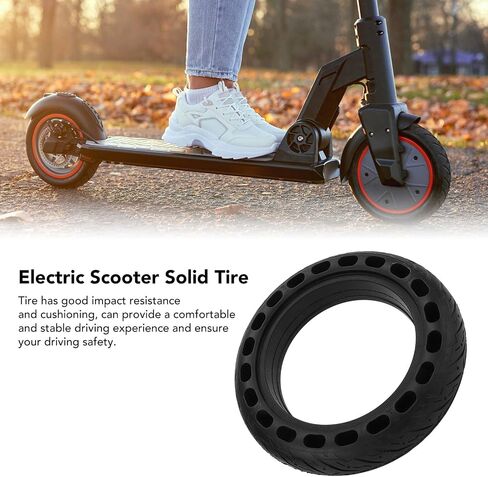 Electric Scooter Tire, 9.0x2.0 Rubber Tire Thickened Replacement Wheel in Saudi Arabia