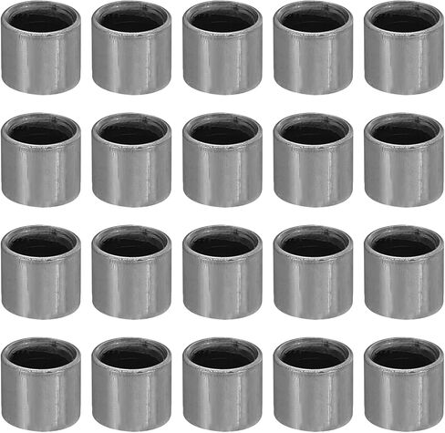 PATIKIL M5 Steel Spacers, 40 Pcs Metal Spacers Steel 5mm ID x 8mm OD x 8mm L Carbon Steel Spacer Screw Standoff Round for 1/5in or M5 Screw Bolts in Saudi Arabia