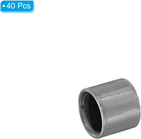 PATIKIL M5 Steel Spacers, 40 Pcs Metal Spacers Steel 5mm ID x 8mm OD x 8mm L Carbon Steel Spacer Screw Standoff Round for 1/5in or M5 Screw Bolts in Saudi Arabia
