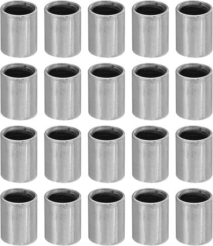 PATIKIL M5 Steel Spacers, 40 Pcs Metal Spacers Steel 5mm ID x 8mm OD x 8mm L Carbon Steel Spacer Screw Standoff Round for 1/5in or M5 Screw Bolts in Saudi Arabia