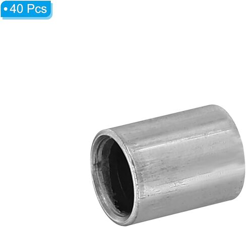 PATIKIL M5 Steel Spacers, 40 Pcs Metal Spacers Steel 5mm ID x 8mm OD x 8mm L Carbon Steel Spacer Screw Standoff Round for 1/5in or M5 Screw Bolts in Saudi Arabia