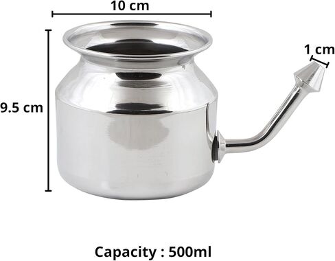 وعاء نيتي من الفولاذ المقاوم للصدأ النقي لاحتقان الجيوب الأنفية in Kuwait