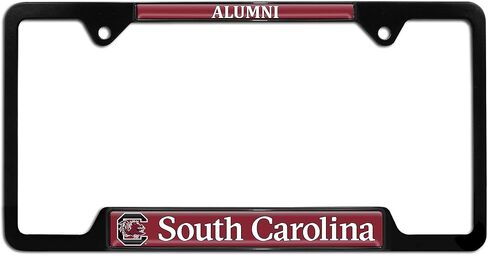 إطار لوحة ترخيص معدني من South Carolina Gamecocks (خريجي الإطار الأسود) in Kuwait