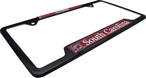 إطار لوحة ترخيص معدني من South Carolina Gamecocks (خريجي الإطار الأسود) in Kuwait
