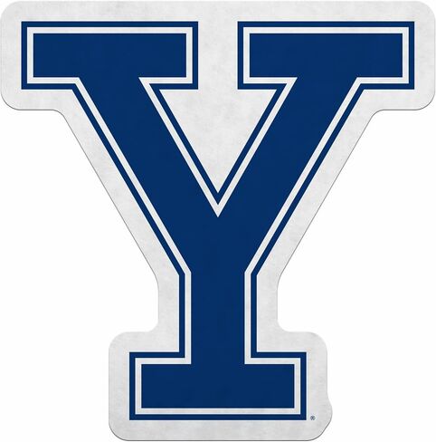 Rico Industries NCAA Yale Bulldogs Primary Shape Cut Pennant - Home and Living Room Décor - Soft Felt EZ to Hang in Saudi Arabia