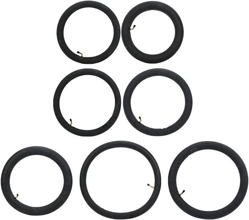 Tire Bike Tube, Heat Resistant Electric Bicycle Butyl Rubber Inner Tube with Metal Bent Valve E Bike Accessories Bike Inner Tubes in Saudi Arabia